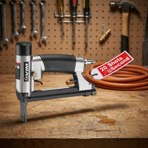 5016ALN Pneumatic Upholstery Stapler Auto Firing <b>Long</b> Nose 20 GA 100-Staple Capacity 12.6mm Crown 5-16mm Length 70-110 PSI 0.9kg - Product Image 2