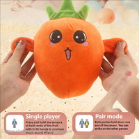 Piano musical interactif en peluche EPT avec détection de rythme, mignonnes poupées sensorielles en forme de fruits et légumes, pour bébés de 0 à 24 mois, Nouveauté 2026, Promotionnelle