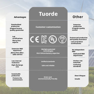 แบตเตอรี่เก็บพลังงาน Tuorde - ผู้ผลิตแบตเตอรี่ลิเธียมแบบออลอินวัน แบตเตอรี่ลิเธียมสำหรับเก็บพลังงาน - Product Image 6