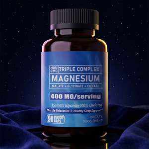 <span class=keywords><strong>Magnesio</strong></span> Triple Complejo <span class=keywords><strong>400</strong></span> mg por Porción Malato Glicinato <span class=keywords><strong>Citrato</strong></span> Lisinato Glicinato Cápsulas 100% Queladas - Product Image 2