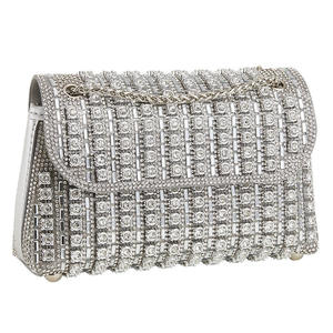 Sac à <span class=keywords><strong>main</strong></span> de soirée en strass et pierres précieuses pour femmes, sac à <span class=keywords><strong>main</strong></span> de luxe scintillant pour fête, sac à <span class=keywords><strong>main</strong></span> en cristal perlé, chaîne de sac à <span class=keywords><strong>main</strong></span>, sac à <span class=keywords><strong>main</strong></span> à porter à l'épaule, mariage - Product Image 6