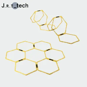 Anelli di agilità esagonali dell'attrezzatura di allenamento di velocità di calcio di calcio all'ingrosso