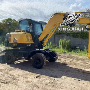 Excavadora de Ruedas Hyundai R60W Original de Corea de 6 Toneladas con Motor Yanmar, Sistema Hidráulico en Buen Estado, Usada, en Venta - Product Image 5
