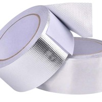Bande de protection thermique en fibre de verre et feuille d'aluminium pour conduits de ventilation CVC, isolation thermique et économie d'énergie