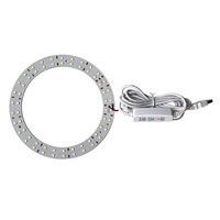 Panneau LED USB à haute luminosité avec interrupteur de gradation progressif, contrôle 5W 10W 12W, carte de circuit imprimé LED circulaire, carte de circuit imprimé LED pour décoration DIY