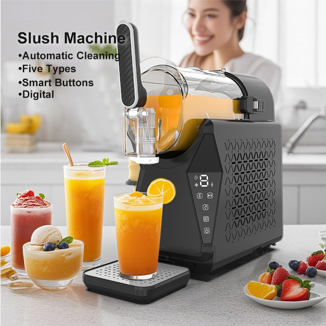 Mini Ice Cream Maker Fashionable Fast Frozen Juice Maker Summer DIY Slushie Machine Household Ice Slush Maker
