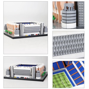Wange 7215 Nuevo Estadio <span class=keywords><strong>Chamartin</strong></span>-Madrid, Bloques de Construcción Personalizados, Modelo de Ladrillos para Niños, Juego de Bloques de Plástico para Armar, Juguetes al por Mayor - Product Image 5