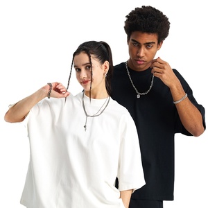 Custom Logo <b>Box</b> Tee Shirt Streetwear Oversize Blank Cropped Top TShirt Heavyweight Cotton <b>Drop</b> Shoulder Boxy Fit T-Shirt for Men - Product Image 2