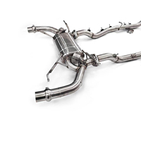 Sistem Knalpot Lengkap MPER Valvetronic untuk Aston Martin 2010 DBS V12 Baja Tahan Karat Peningkatan Performa Suara Agresif