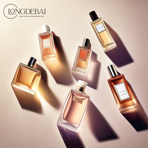 Botella de Perfume de Vidrio Transparente Única al por Mayor, 100ml, Cuadrada, Personalizada, de Lujo, Vacía, 50ml, con Etiqueta - Product Image 1