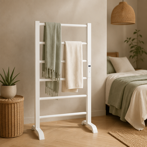 Toallero Eléctrico Redondo <span class=keywords><strong>de</strong></span> 100W para Baño, Calentador <span class=keywords><strong>de</strong></span> <span class=keywords><strong>Toallas</strong></span> <span class=keywords><strong>de</strong></span> Aluminio Montado en Pared, <span class=keywords><strong>Secador</strong></span> <span class=keywords><strong>de</strong></span> Bajo Consumo, IP24 CE, Venta al por Mayor - Product Image 3