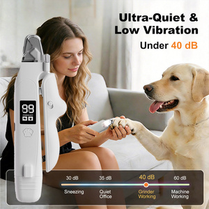 Coupe-<span class=keywords><strong>ongles</strong></span> et ponceuse électrique 2-en-1 <span class=keywords><strong>pour</strong></span> animaux de compagnie avec double éclairage LED, tondeuse silencieuse <span class=keywords><strong>pour</strong></span> <span class=keywords><strong>ongles</strong></span> de chien, kit de toilettage rechargeable USB-C - Product Image 4