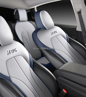 Funda de Asiento de Coche de Cuero Nappa, Ajuste Personalizado para Tesla Model Y 2020-2025, 5 Plazas, Envoltura Completa, Mejora Interior, Compatible con Calefacción de Asientos y Airbag