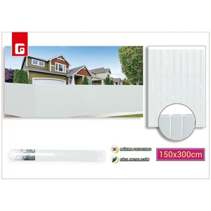 Recinzione biadesivo in PVC con materiali da recinzione in bianco 150x300 cm