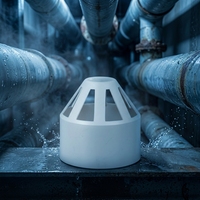 Tuyau en PVC flexible personnalisé à haut débit, norme ISO, avec bouchons respirants pour drainage et ventilation, hygiénique et respectueux de l'environnement, 2,0 pouces