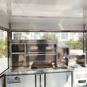 Nhà hàng thực phẩm xe tải trang bị đầy đủ triporteur xe tải thực phẩm với nhà bếp đầy đủ