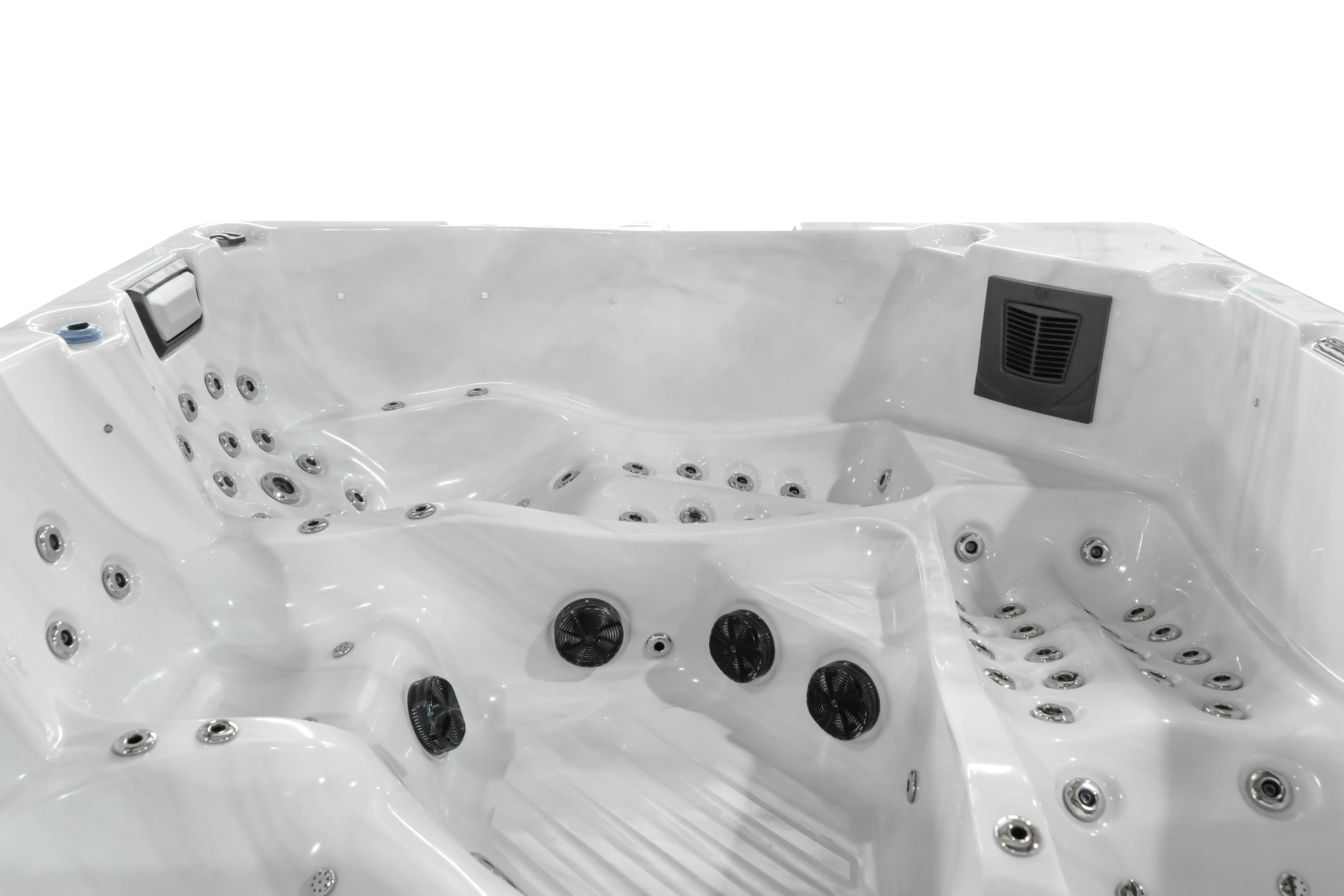 5 người Acrylic Whirlpool Spa hồ bơi massage ngoài trời bồn tắm nước nóng balboa bong bóng không khí máy bay phản lực Spa jakuzzi với bìa gối âm nhạc