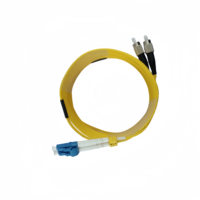 Câble de raccordement en fibre optique monomode duplex LC-FC 1M disponible, faible perte d'insertion et hautes performances de perte de retour