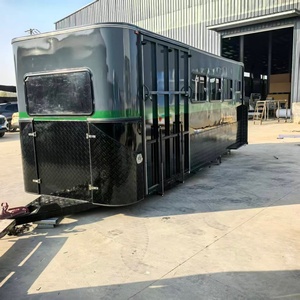 Semirremolque HERUI para 3 Caballos, Doble Eje, Frenos Eléctricos, Capacidad de Carga de 4T, Puerta de Rampa Delantera, Estándar Australiano, Remolque Personalizado - Product Image 1