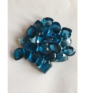 Topaze bleue naturelle de qualité AAA certifiée IGI pierres précieuses en vrac traitées thermiquement pour accessoire de bijoux - Product Image 4