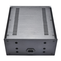 Fabrication de boîtiers haut de gamme pour enceintes audio domestiques en aluminium anodisé, usinage CNC, découpe laser de tôle, pliage, brochage