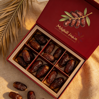 Boîtes de dattes personnalisées avec impression sur mesure, emballages de luxe pour cadeaux de Noël, vente en gros, boîtes cadeaux de dattes gourmandes