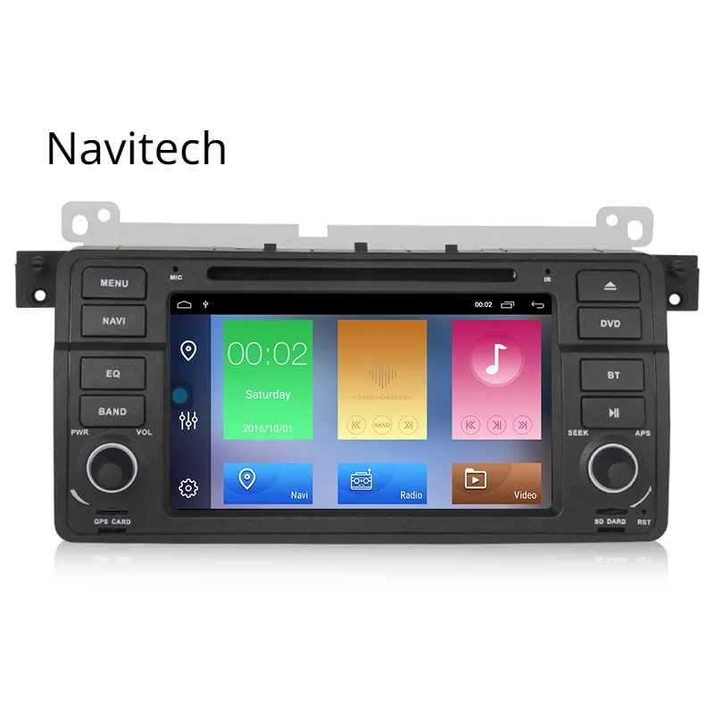 7" Android 10 Quad Core Car DVD Player for BMW E46 Car Radio 2G RAM+32G ROM audio radio autoradio stereo with wifi gps