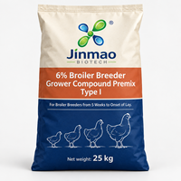 Prémélange composé de minéraux et oligo-éléments à 6 % de qualité alimentaire pour volailles, type croissance, pour poulets de chair et reproducteurs, favorisant l'efficacité nutritionnelle