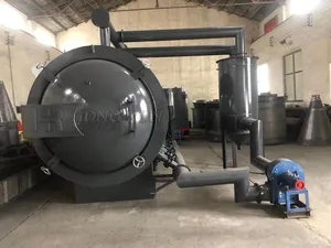 HR Machine de fabrication de biochar de haute qualité certifiée CE Machine de fabrication de biochar cornue à charbon de bois