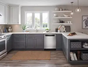 Kino层压板formica橱柜和厨房台面黑色定制厨房彩色橱柜