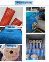 Tuyau d'arrosage souple en PVC pour l'agriculture, 2, 3, 4, 6, 8 pouces, anti-UV, haute pression, léger