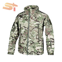 Ensemble de combinaison tactique Softshell SIKE pour homme, veste tactique chaude pour l'automne-hiver, combinaison de montagne épaisse et résistante à l'usure