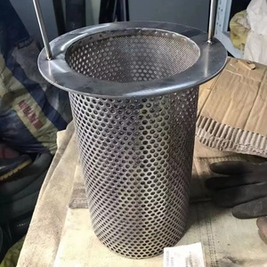 Sistemas de procesamiento de fluidos industriales de acero inoxidable 304 cubos de malla perforada - Product Image 3