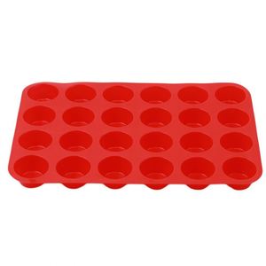 Moule à muffins rond multi-grilles en silicone, compatible alimentaire, pour la cuisson de petits gâteaux, gelées et poudings, usage domestique - Product Image 3