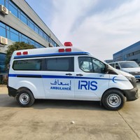 Nuevo transporte médico de ambulancia directo de fábrica con monitoreo manual Capacidad de larga distancia alimentada por gasolina