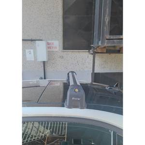 Barres transversales de toit en aluminium W 204, porte-bagages argenté - Product Image 6
