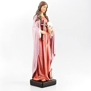 Productos en stock 8 ''H María Magdalena Estatua religiosa católica en artesanías de resina Estatuas religiosas cristianas para el hogar de Dioses Santos - Product Image 4
