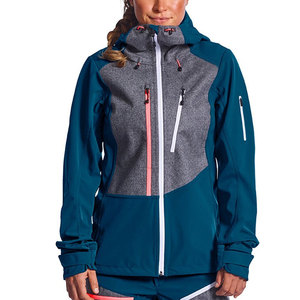 Hot Sale Men's Winter Waterproof Softshell <b>Jacket</b> with Stand Collar Zipper Front Hooded Eco-Friendly & Windproof for Hiking - Product Image 1