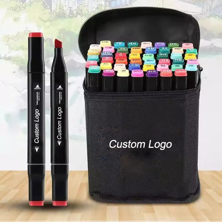 12/24/36/40/48/60/80/168/262 цвета рисунок на основе двойной советы художественный эскиз алкоголь Перманентный маркер для белой доски