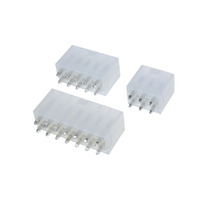 Prise à broche droite 4.2mm connecteur droit à broche solide 2P-24P Double rangée support de prise blanc connecteur de fil automobile