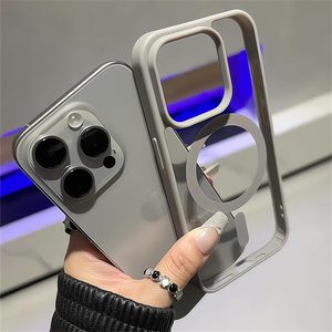เคสใสแม่เหล็กแรงสูง N52 สำหรับ iPhone 18 Pro Max 17 16 15 14 ป้องกันเหลือง ผลิตจากอะคริลิก ทนแรงกระแทก โปร่งใส ใช้งานร่วมกันได้ - Product Image 4