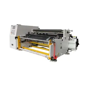Chine usine ensemble complet papier automatique, film d'impression et film aluminisé refendage Rewinder Machine