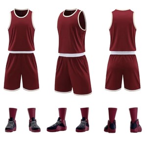Vente en gros de vêtements de <span class=keywords><strong>basket</strong></span>-ball en maille respirante de haute qualité pour hommes - Product Image 4