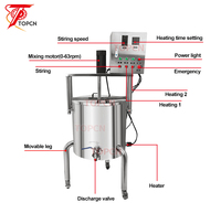 Équipement de production de produits chimiques à bas prix, machine de mélange pour la fabrication de savon liquide à double couche de 100 L