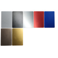 Machine d'impression UV personnalisée pour plaque signalétique en aluminium plaqué Plaque signalétique vierge en métal de 0.5mm avec modèle de thème de sport et de lettre