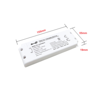 Driver LED Dimmable 30W IP20 Intérieur CV Triac/0-10V/1-10V/10V PWM/Rx 100-240V AC-DC 12V 24V Alimentation LED Sans Scintillement