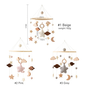 Móvil Musical de Madera para Bebés con Interacción Acústico-Óptica, Colgante Giratorio para Bebés de 0 a 3 Años, Compatible con Cochecitos - Product Image 2