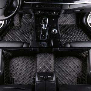 Juego de Alfombrillas para Auto Personalizables de Cuero PU de 10 mm de Grosor, con Diseño de Diamantes en 3D, Ajuste Perfecto para K3 y K5, Impermeables - Product Image 1