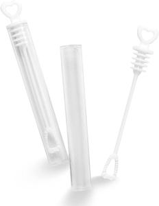 Mini varitas de burbujas de corazón para fiestas, Varita de burbujas para bodas y aniversarios, paquete de 48 Uds. - Product Image 2