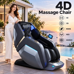 Sillón de Masaje 4D con Riel SL, Gravedad Cero, Reclinable, Monitor de Salud con IA, Masajeador Robótico Shiatsu, Sofá L36 Wellness Hub - Product Image 1